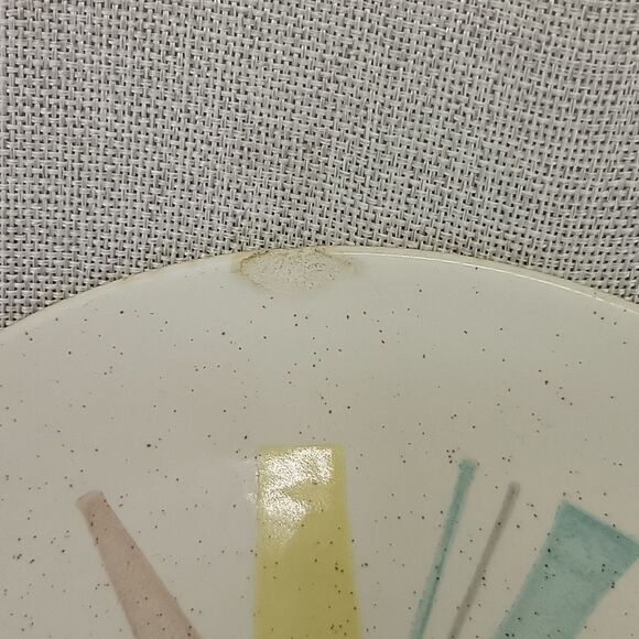 Vernon Kilns, ANYTIME Pattern, Hand Painted Vintage 10" Dinner Plates. - Picture 6 of 9